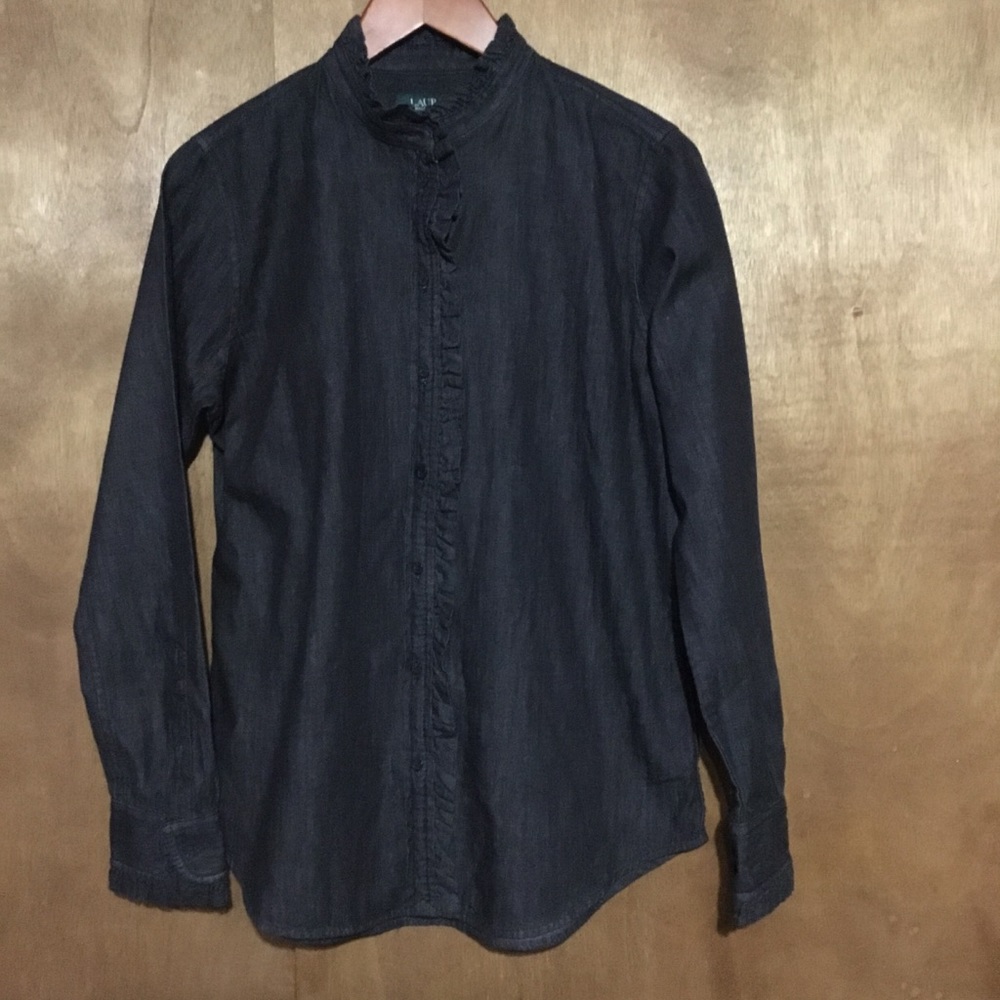 New Ralph Lauren Denim Look Button Down - Picture 4 of 5